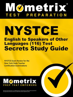 cover image of NYSTCE English to Speakers of Other Languages (116) Secrets Study Guide
